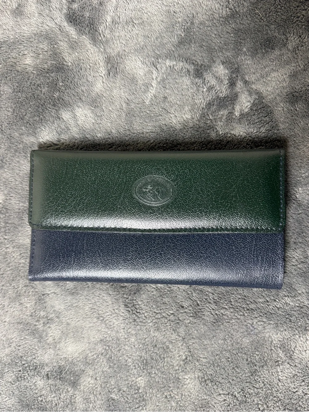 Vintage Fiocchi Italy Wallet Leather Old Money Two Tone